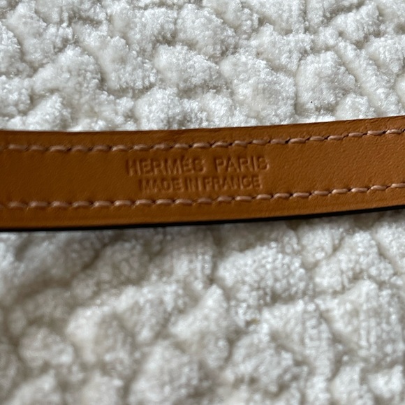 Hermes Rivale Double Tour leather bracelet - Picture 9 of 10